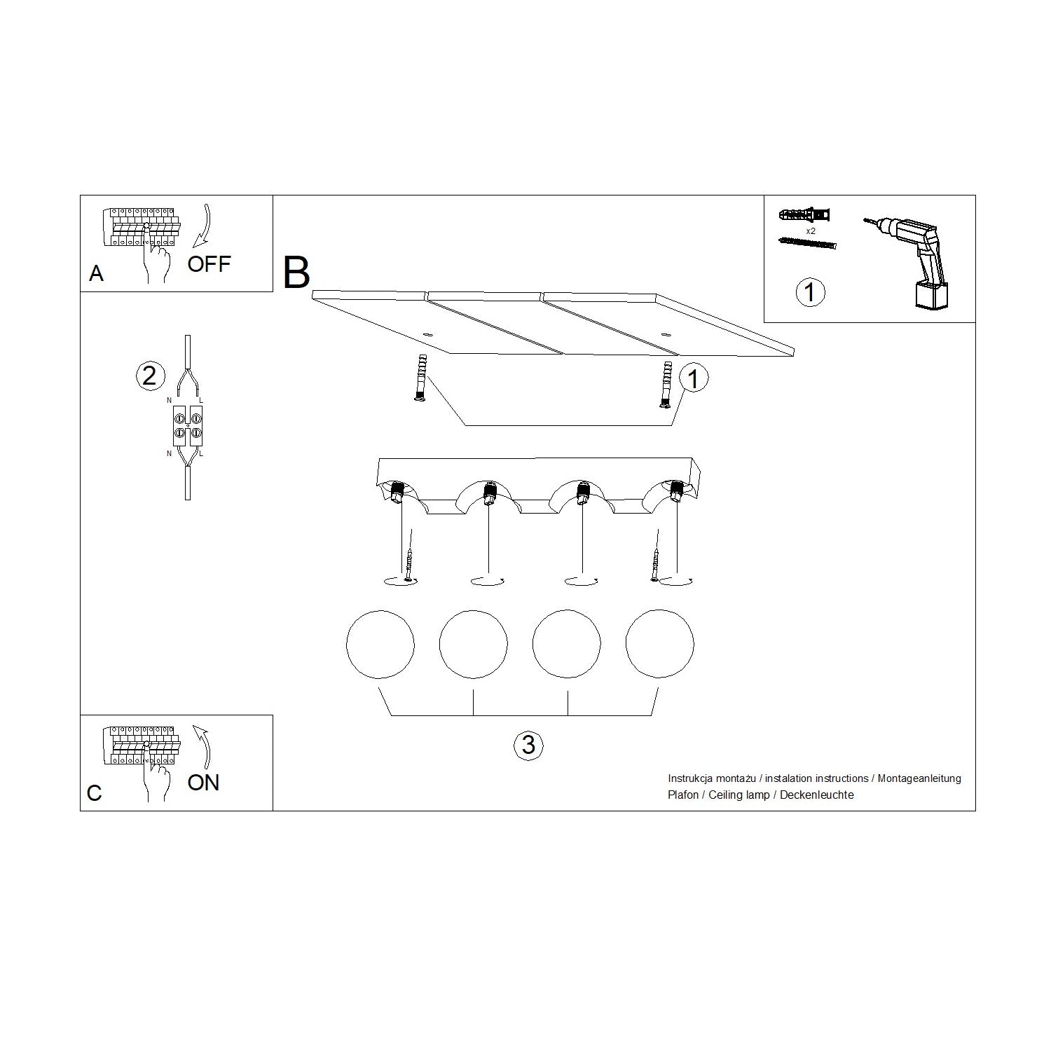 Loftslampe BULBO 4 - Billede 10