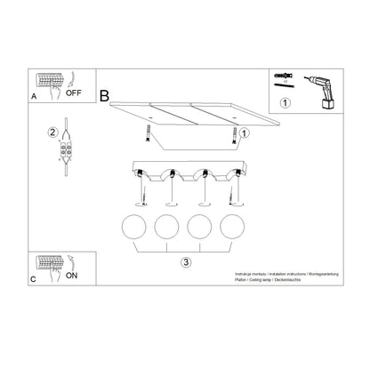 Loftslampe BULBO 4 - Billede 10