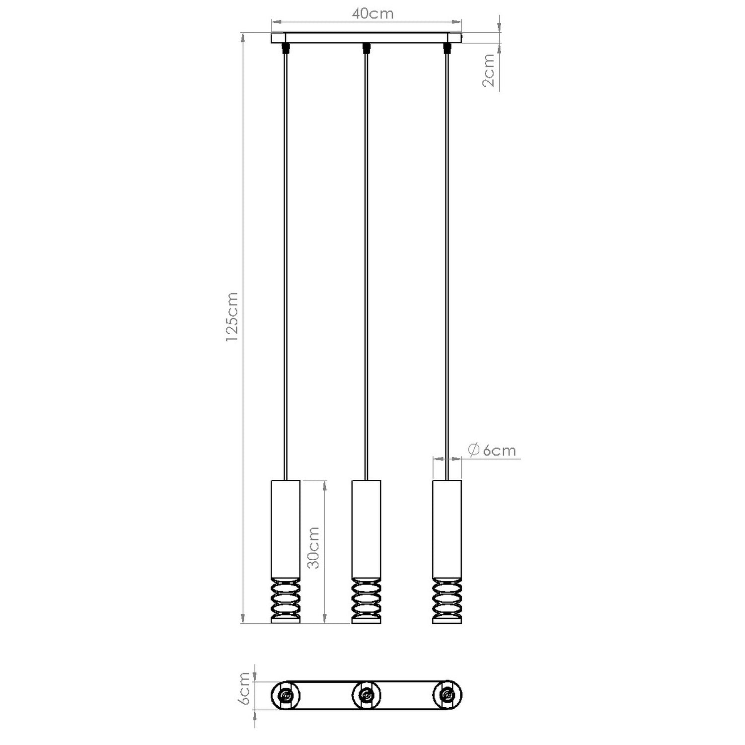 Pendellampe LAMI 3L - Billede 8