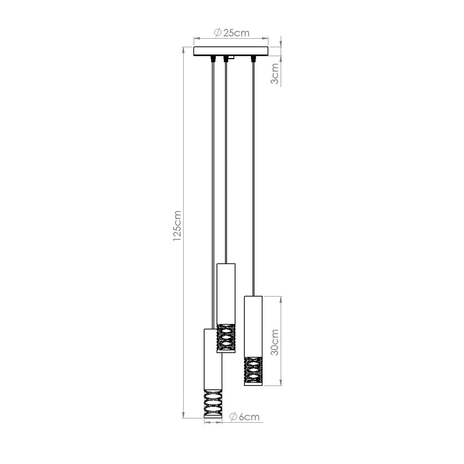 Pendellampe LAMI 3P - Billede 10