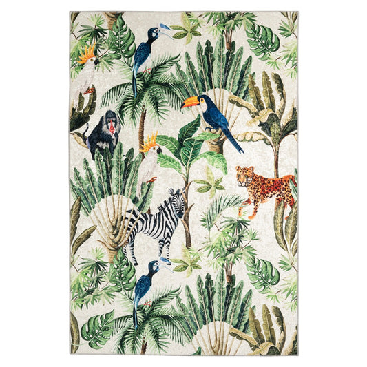 Exus 223 Tæppe Tropisk Jungledesign - Hovedbillede