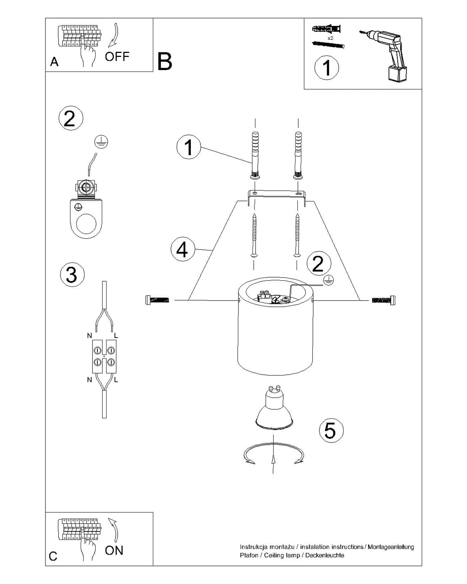 Loftlampe ORBIS - Billede 8
