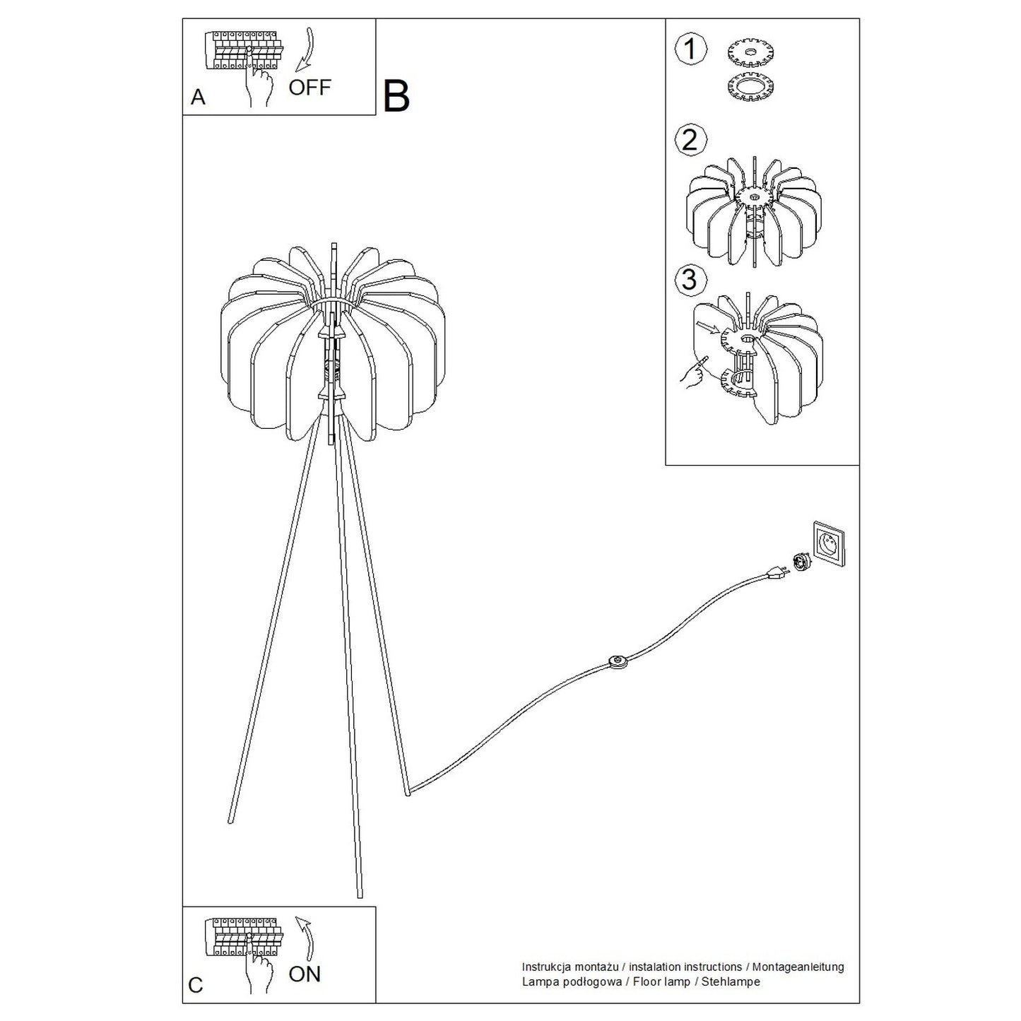Gulvlampe MULA 45 - Billede 12