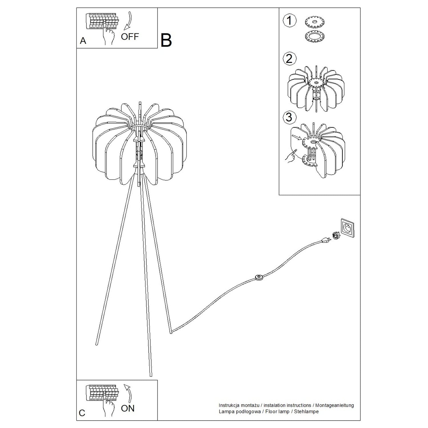 Gulvlampe MULA 45 - Billede 12