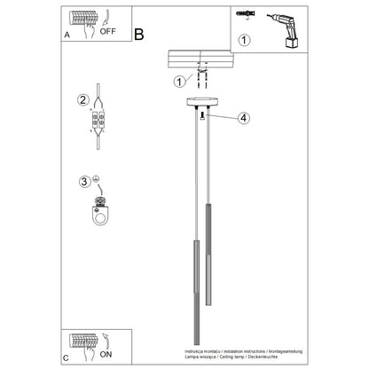 Pendellampe ARCHE 2P - Billede 12