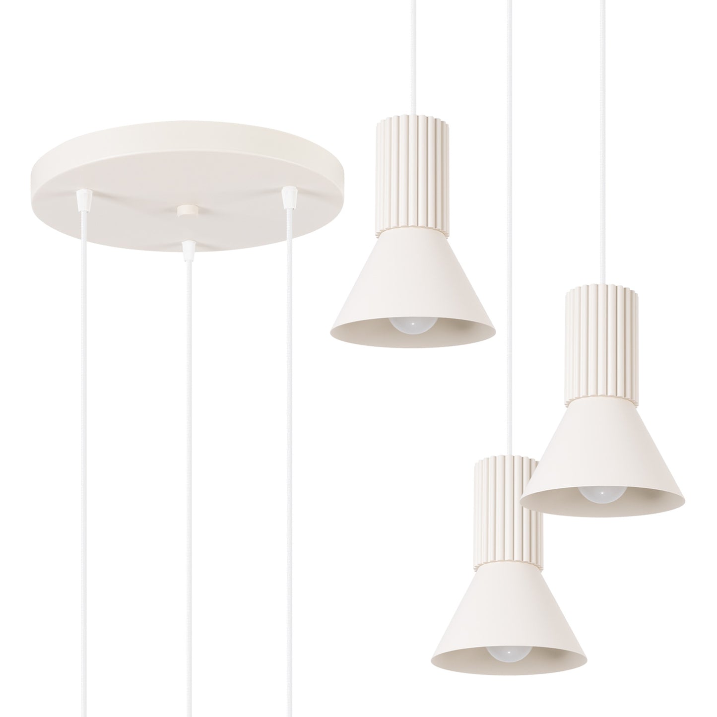 Pendellampe ESTRIA 3P - Billede 4