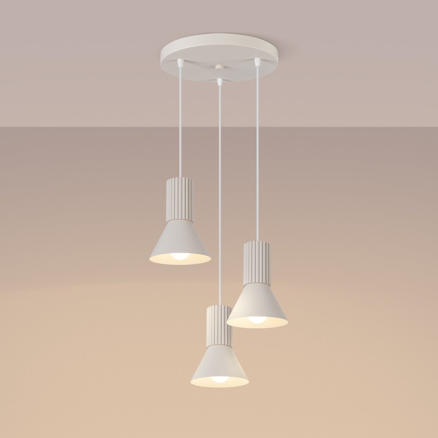 Pendellampe ESTRIA 3P - Hovedbillede