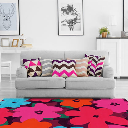 Sam 4135 Flowers Tæppe Kort Luv Med Blomstermotiv - Billede 2