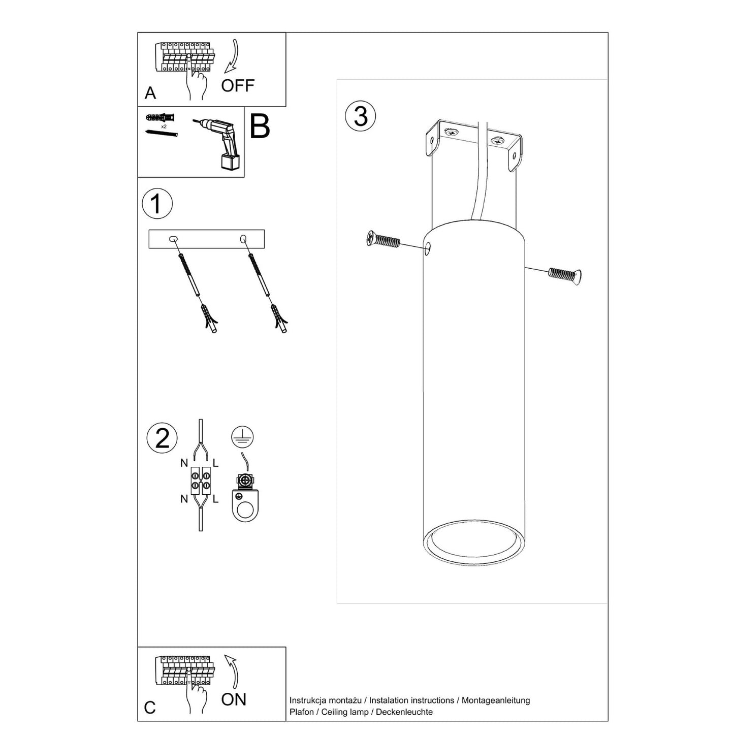 Loftlampe LAGOS 20 - Billede 8