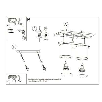 Loftlampe ORBIS 2 - Billede 6