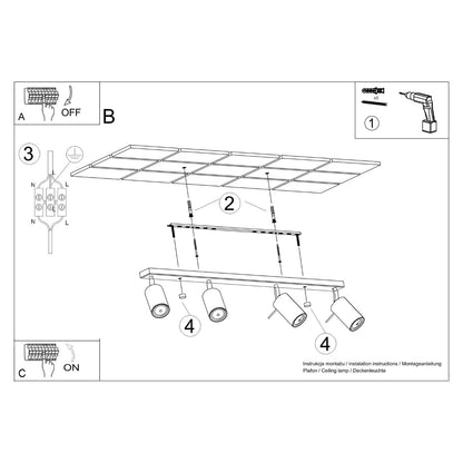 Loftlampe RING 4L - Billede 5