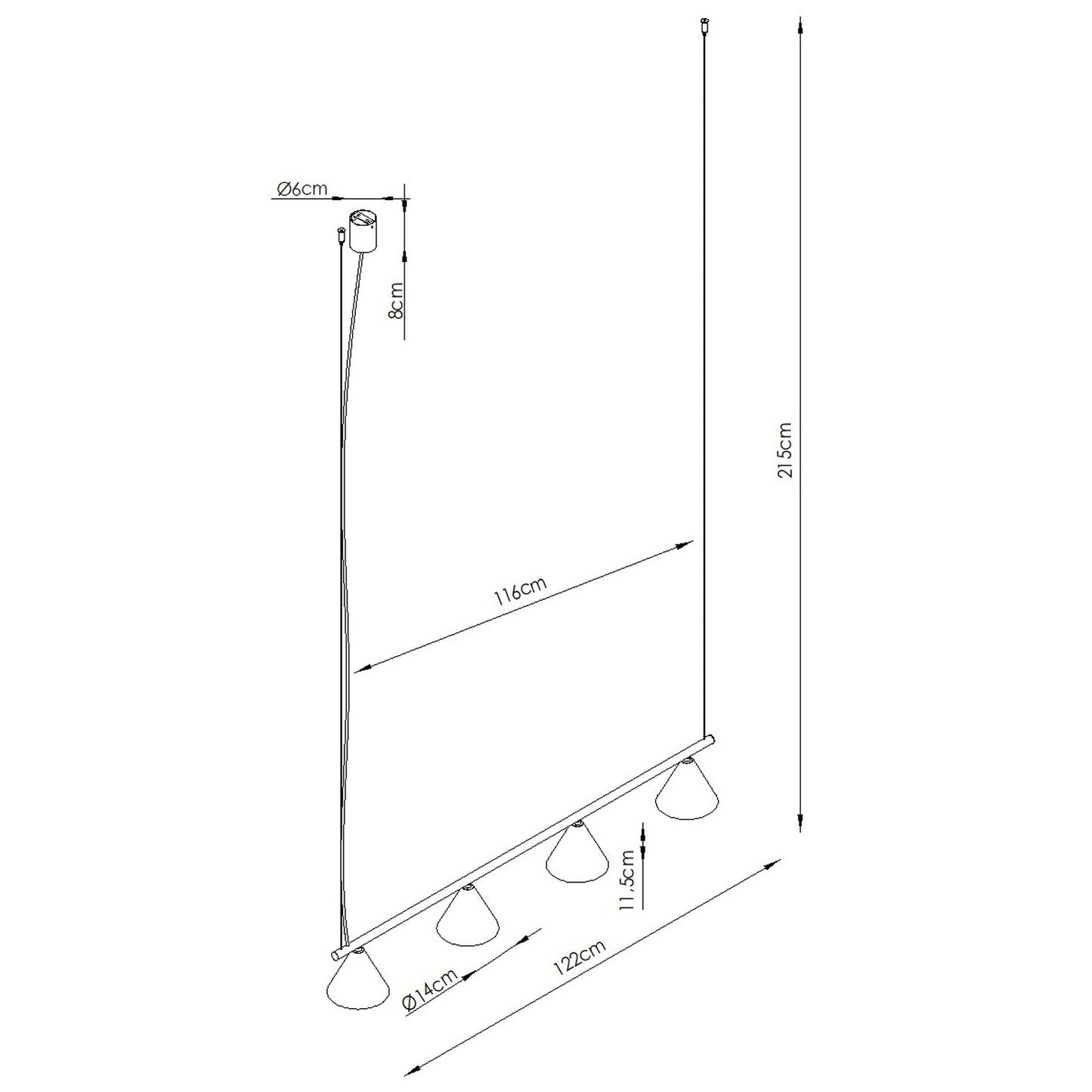 Lysekrone NOX 4L - Billede 9