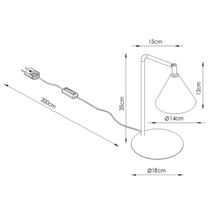 Skrivebordslampe NOX - Billede 9