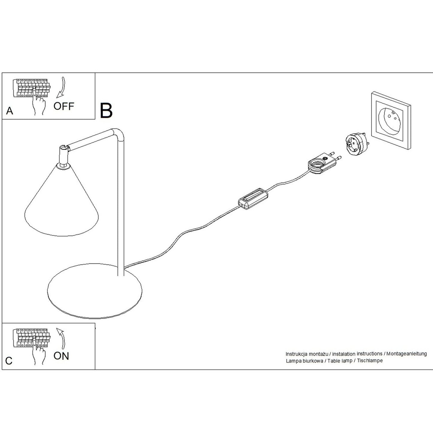 Skrivebordslampe NOX - Billede 10