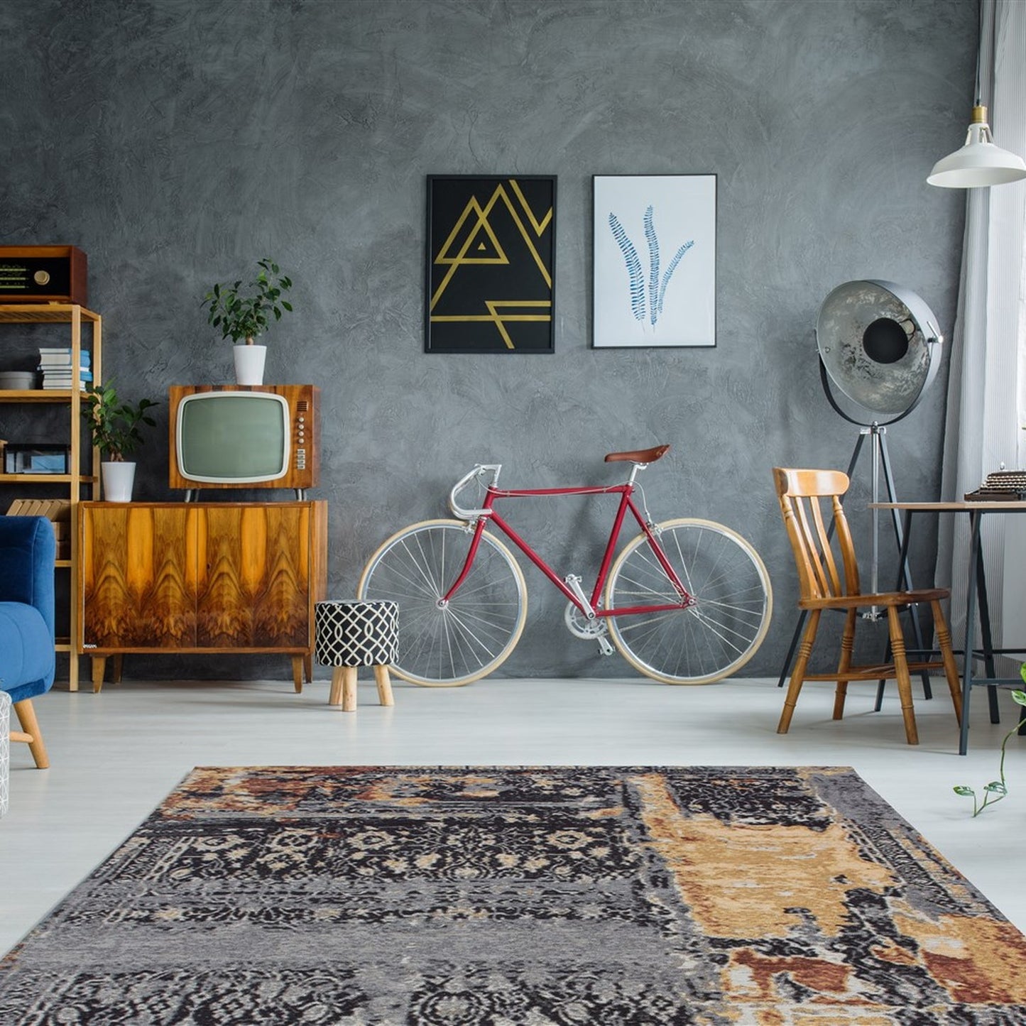 Blaze 525 Jacquard Tæppe Med Vintage Udtryk - Billede 2