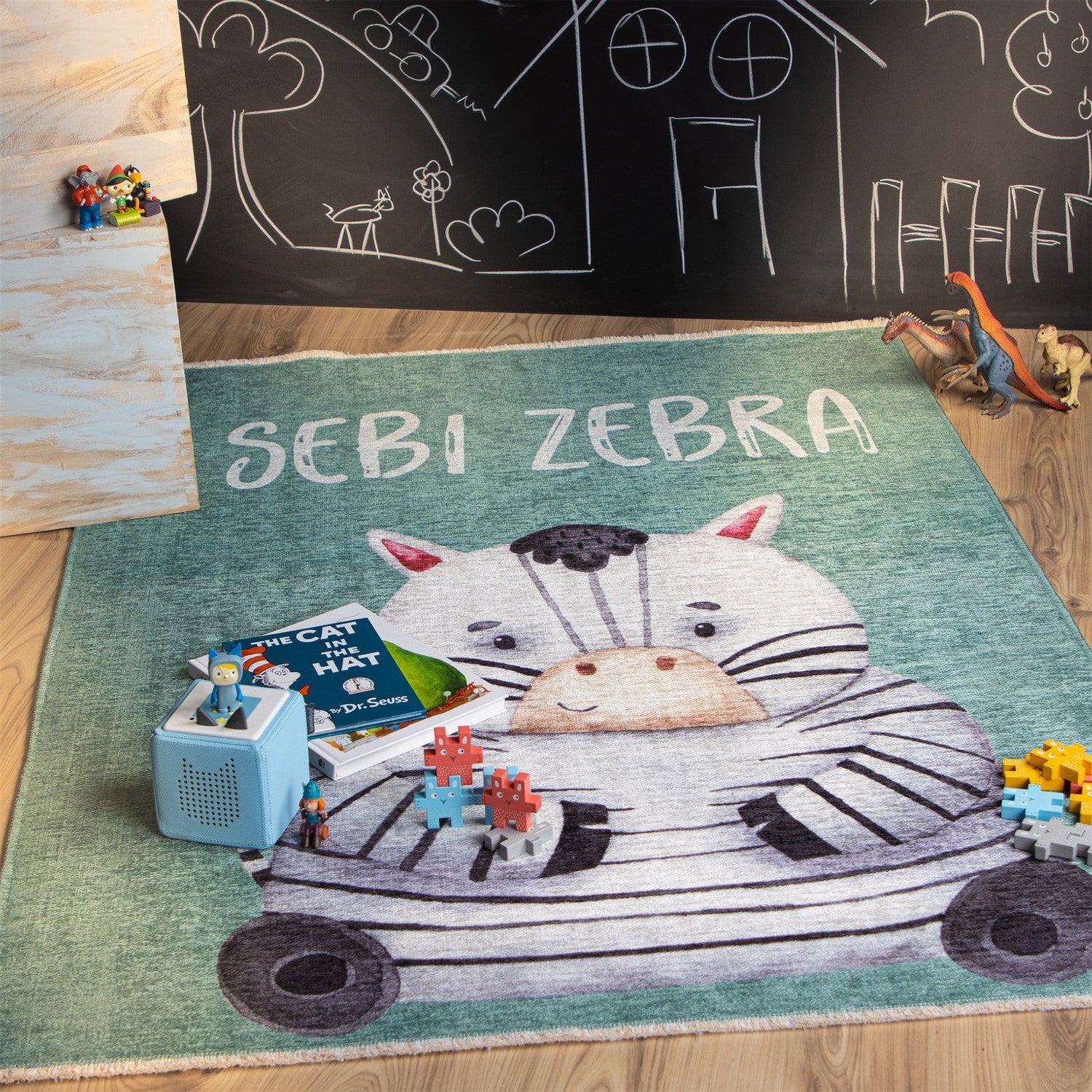Joanna 624 Zebra Børnetæppe Med Zebradesign - Billede 2