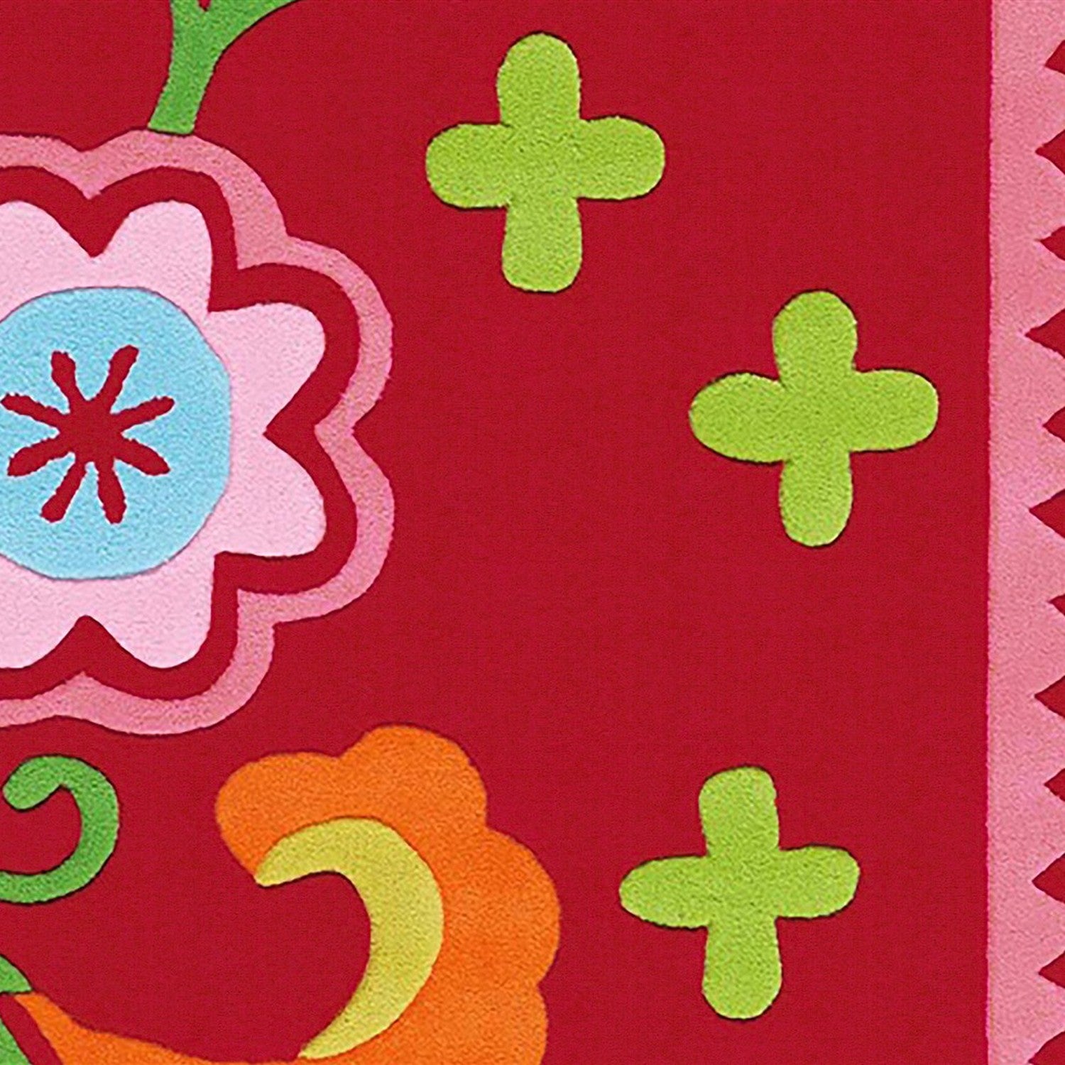 Sam 4144 Flowers Tæppe Kort Luv Med Blomsterdesign - Billede 3