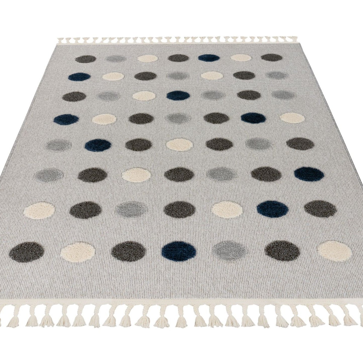 Modena 419 Dots Tæppe Med Prikdesign - Billede 3