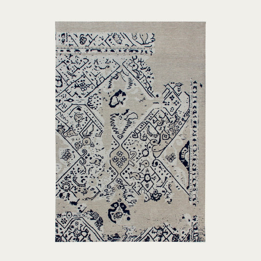 River 120 Tæppe Jacquardvævet Med Vintage Udtryk - Hovedbillede