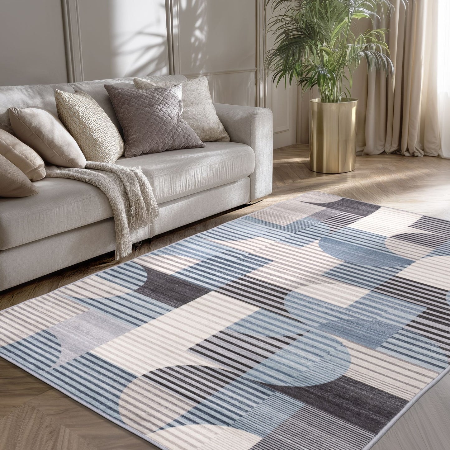 Bluster 425 Tæppe Kort Luv I Moderne Design - Billede 3
