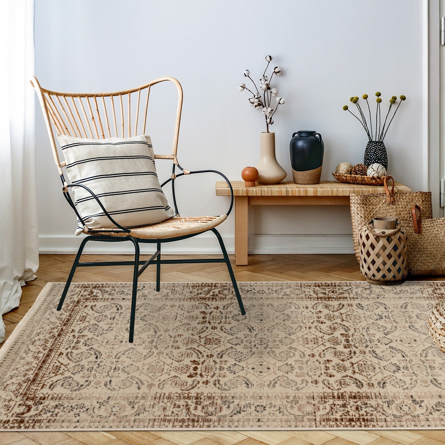 Charin 625 Tæppe Orientalsk Design Med Brugt Look - Billede 2