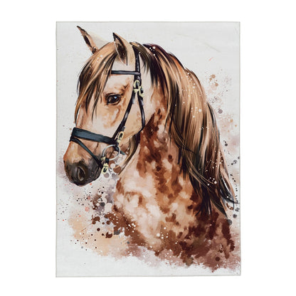Sympathy Kids 246 Brown Beauty Børnetæppe Med Hestemotiv - Hovedbillede