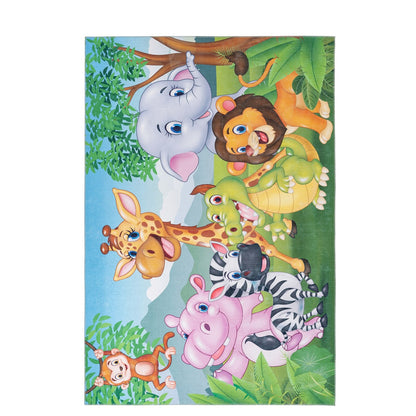 Sympathy Kids 249 Jungle Børnetæppe Med Junglemotiv - Hovedbillede