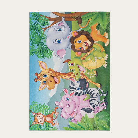 Sympathy Kids 249 Jungle Børnetæppe Med Junglemotiv - Hovedbillede