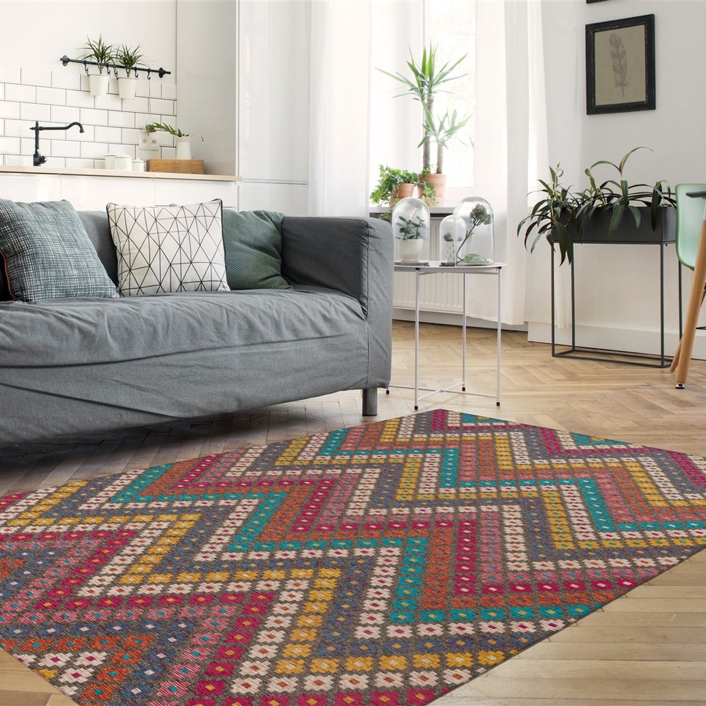Primavera 225 Tæppe Med Kort Luv Og Flerfarvet Design - Billede 2