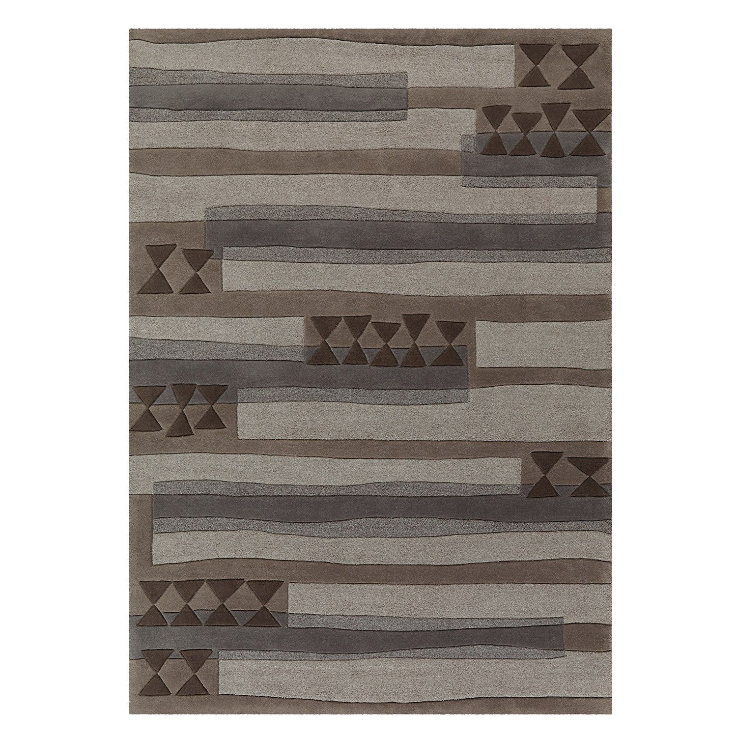 Spirit 3116 Tæppe Geometrisk Design I Kort Luv - Hovedbillede