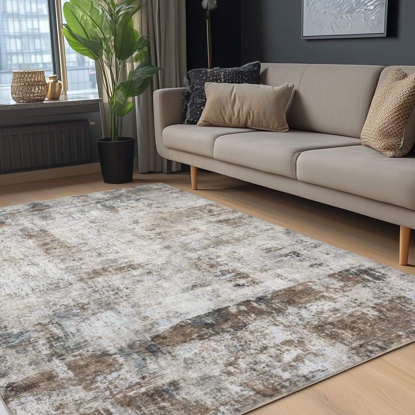 Elegantica 327 Tæppe Med Abstrakt Akvareldesign - Billede 5