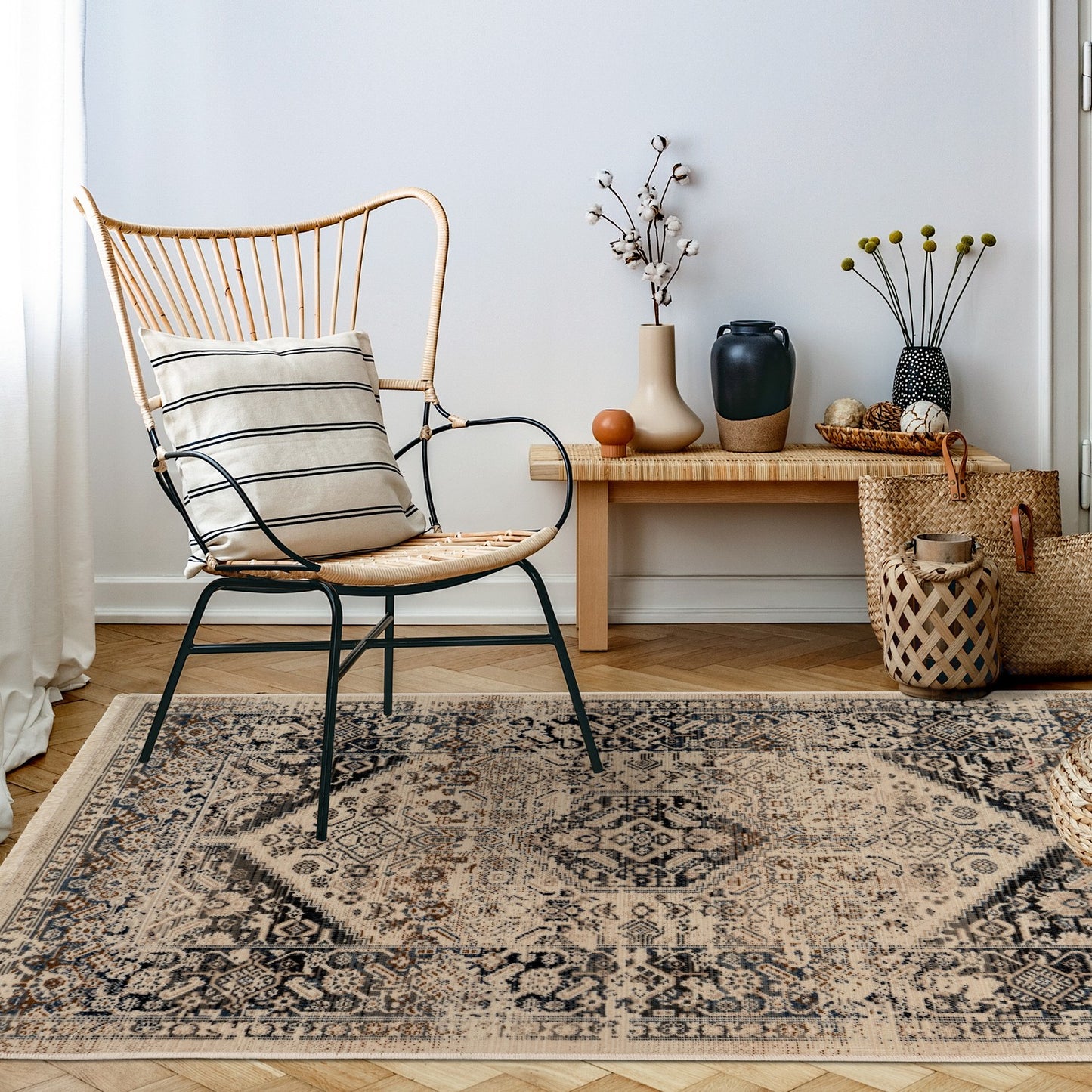 Charin 425 Tæppe Orientalsk Design Med Brugt Look - Billede 2