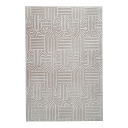 Calma 125 Tæppe Kort Luv Med 3D Linjedesign - Variant R1OE9-200-290