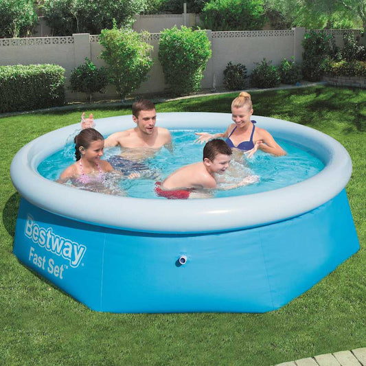 Bestway Fast Set Oppustelig Swimmingpool Rund 244 X 66 Cm 57265