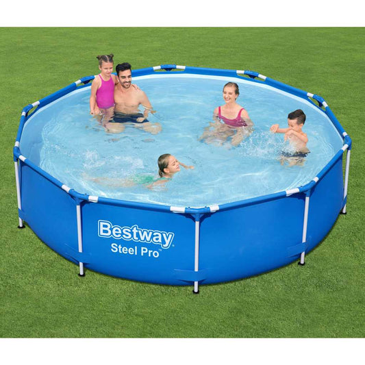 Bestway Swimmingpool Steel Pro 305X76 Cm Grå