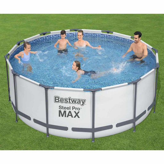 Bestway Swimmingpoolsæt Steel Pro Max Rund 366X122 Cm