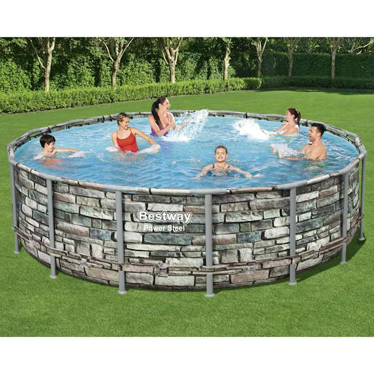 Bestway Swimmingpoolsæt Power Steel 488X122 Cm