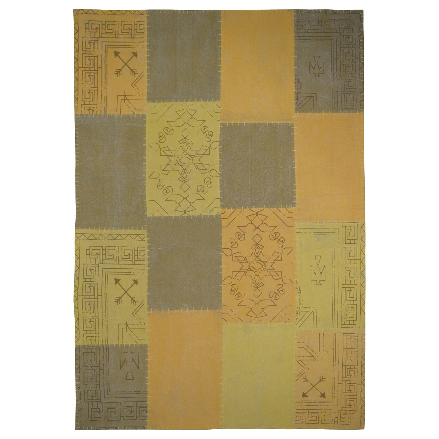 Lyrical 210 Tæppe Patchwork I Vintage Look - Variant FTUF9-120-170