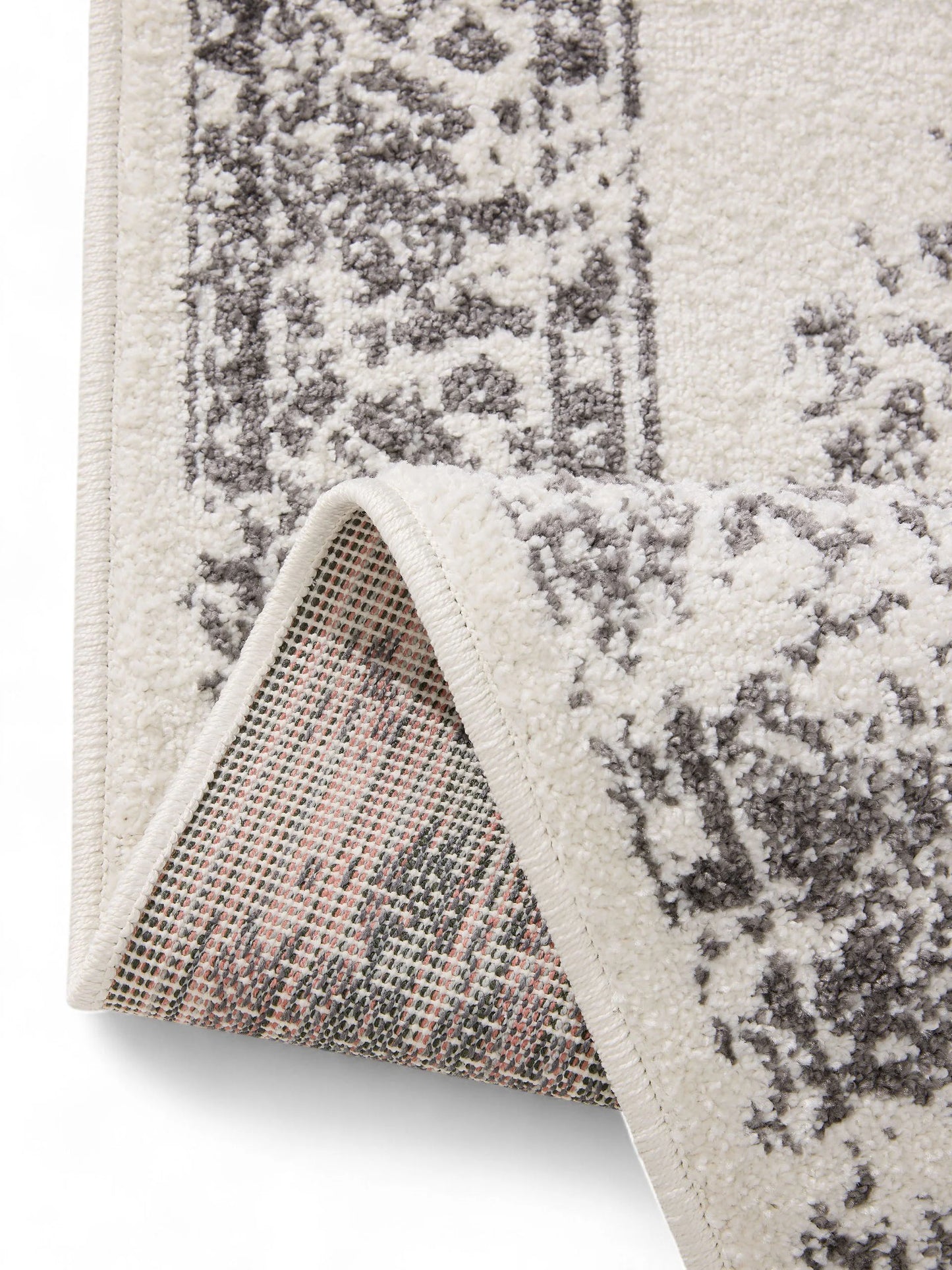ZOE Creme Grå Tæppe - Billede 4