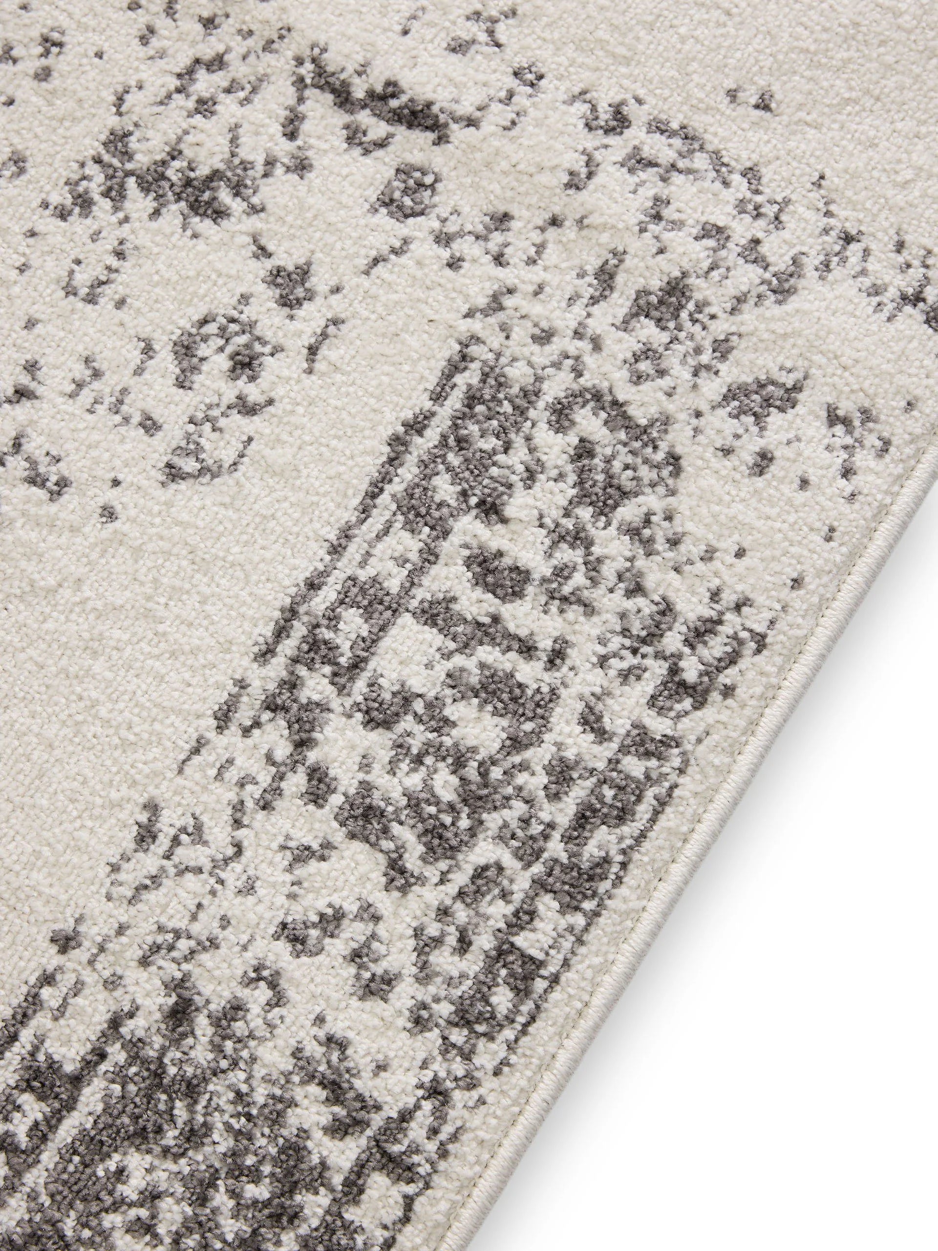 ZOE Creme Grå Tæppe - Billede 5