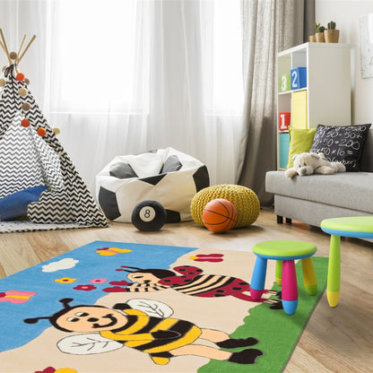 Joy 4091 Bumblebee Flerfarvet Motivtæppe - Billede 2