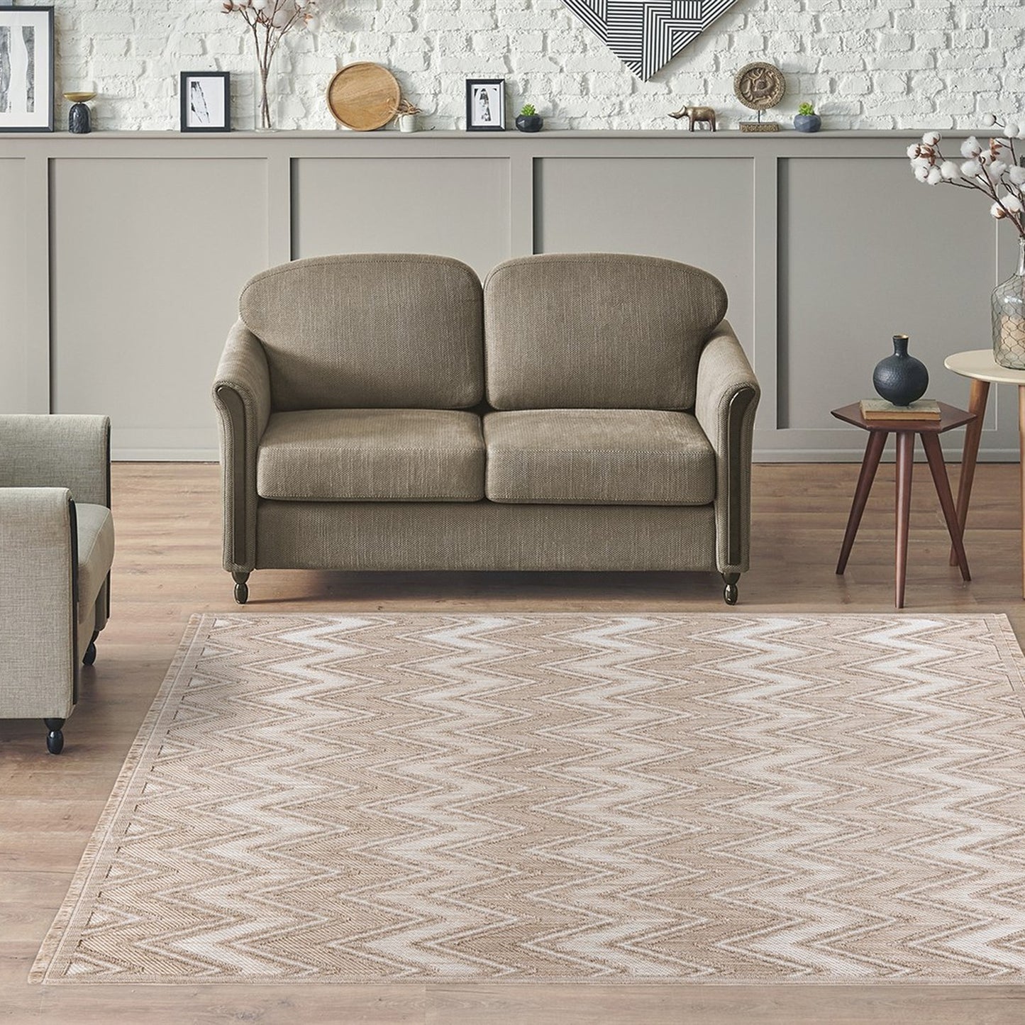 Sarai 225 Tæppe Med Grafisk Design - Billede 2
