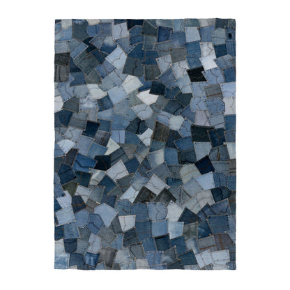 Urban Denim 490 Tæppe Med Patchwork Udtryk - Hovedbillede