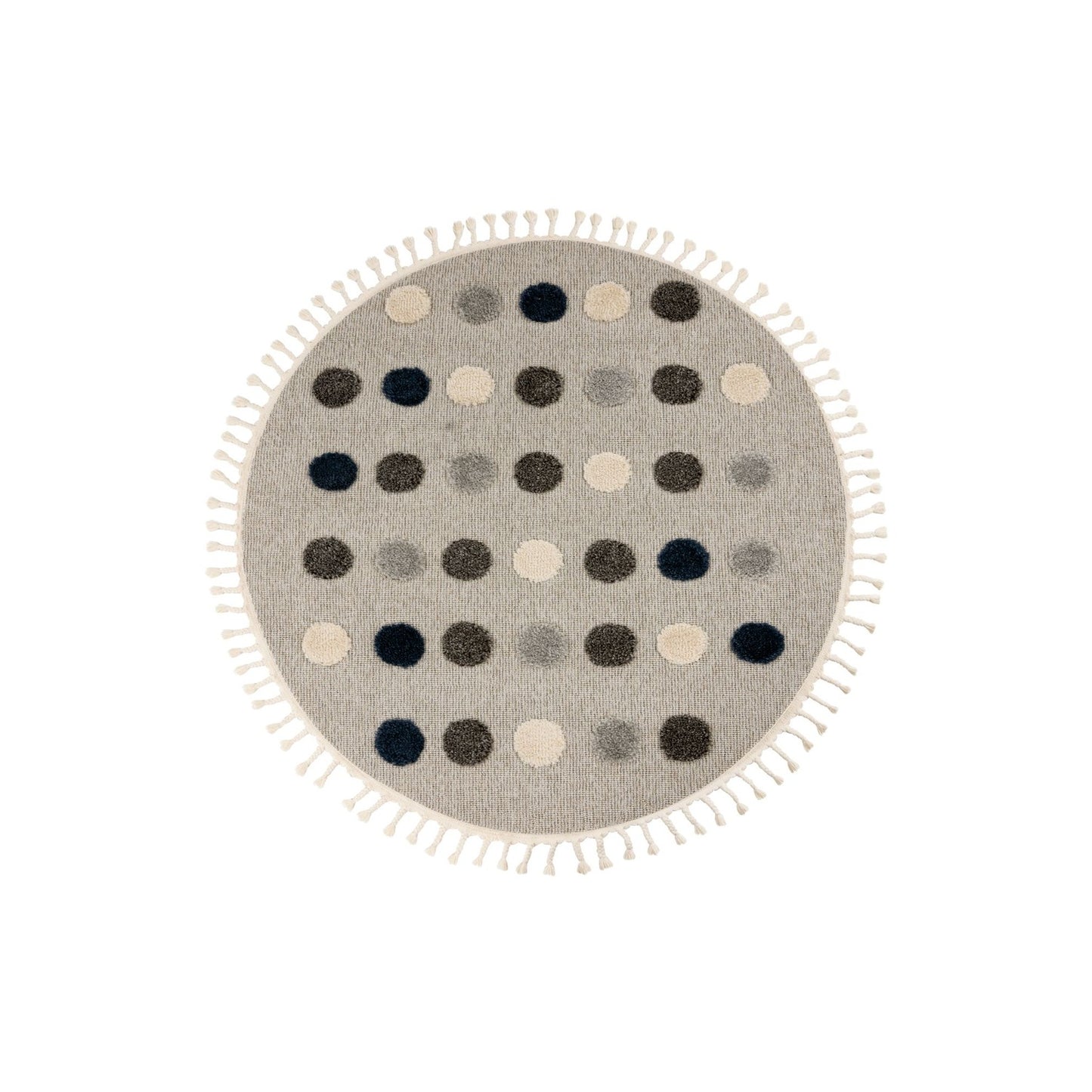 Modena 419 Dots Tæppe Med Prikdesign - Variant UZKD9-133-133