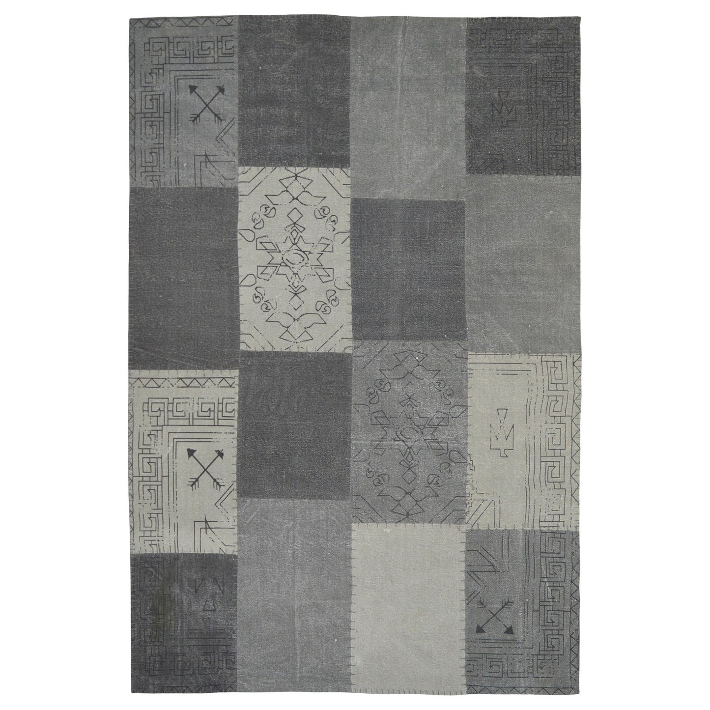 Lyrical 210 Tæppe Patchwork I Vintage Look - Variant BBO9L-120-170