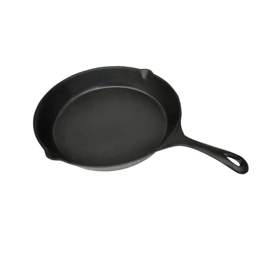 Xl Bbq Grill Stegepande I Støbejern 30 Cm Rund
