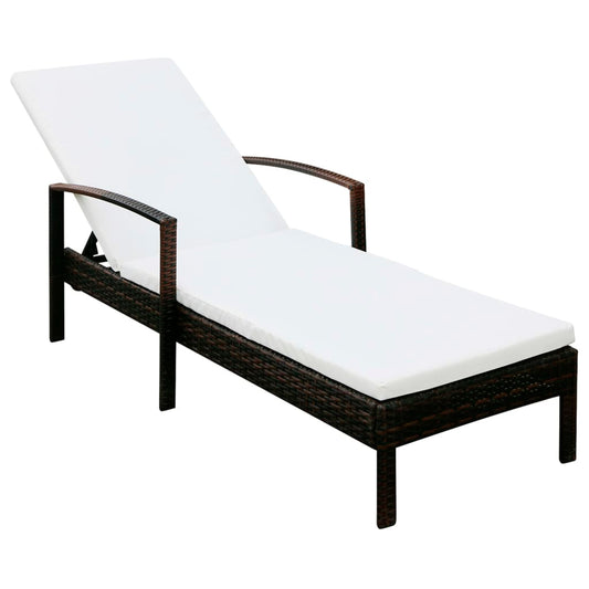 Liggestol Med Hynde Polyrattan