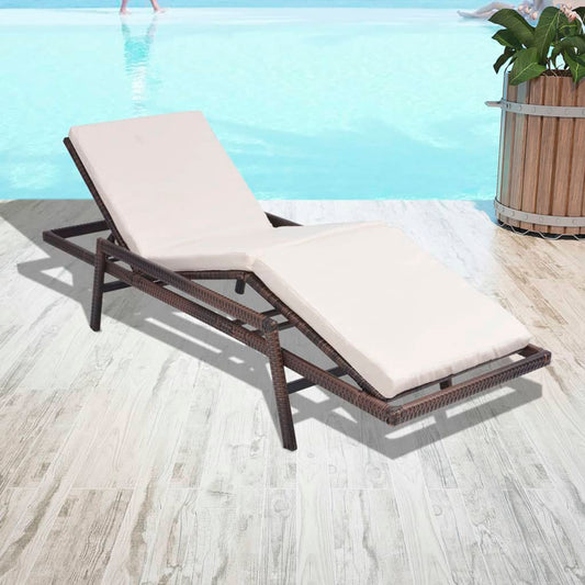 Liggestol Med Hynde Polyrattan