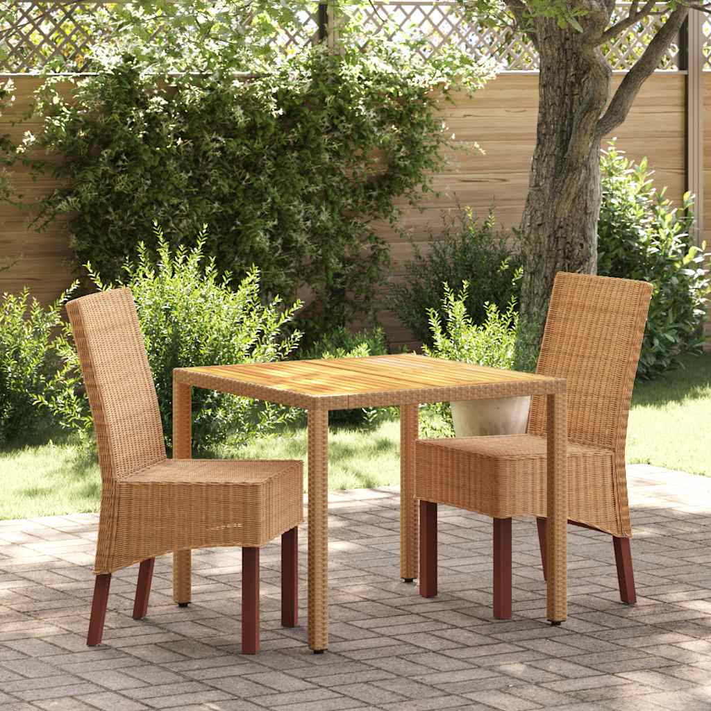 Spisebordsstole 6 Stk. Naturligt Rattan Brun