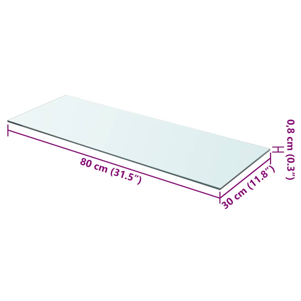 Glashyldepanel Gennemsigtig - Billede 3